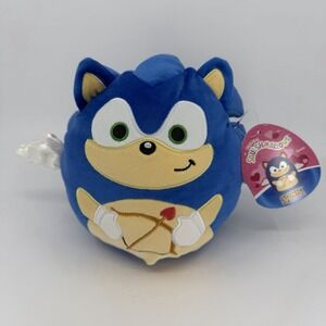 NEW Squishmallows 8" Inch Sonic The Hedgehog As Cupid With Bow & Arrow & Wings